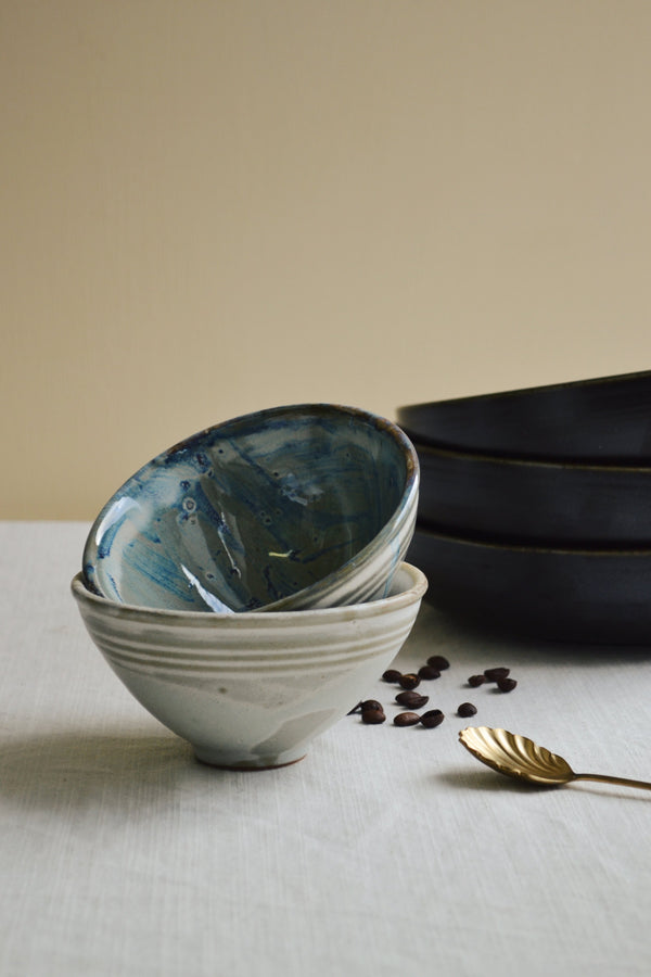 Set of Two Small Stoneware Bowls