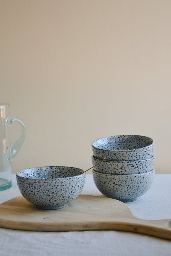 HKliving ® | Set of Four Cream Bowls