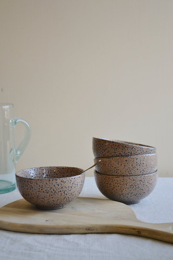 HKliving ® | Set of Four Taupe Bowls