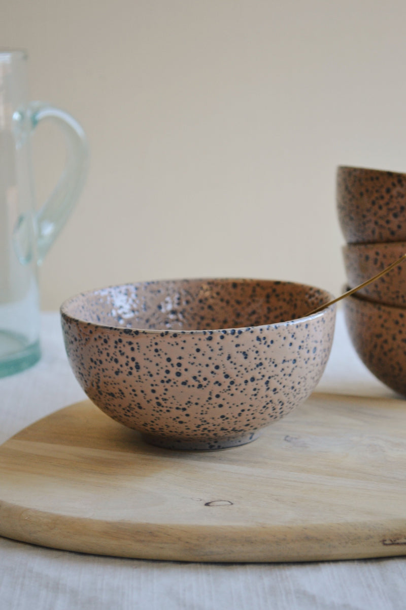 HKliving ® | Set of Four Taupe Bowls