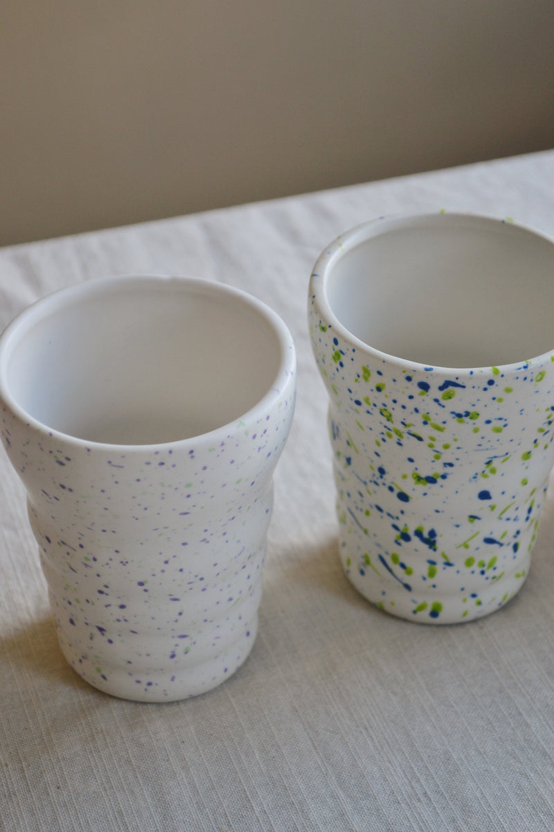 Set of Four Splatter Mugs