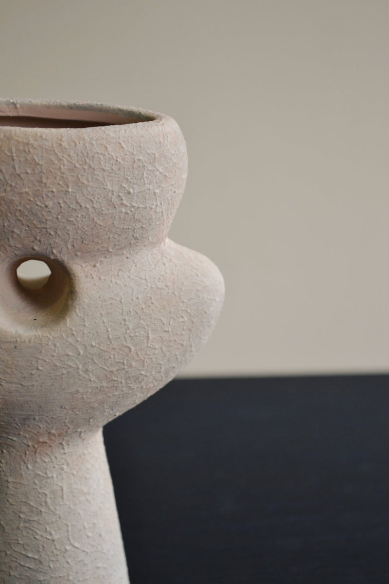 Small Textural Terracotta Vase