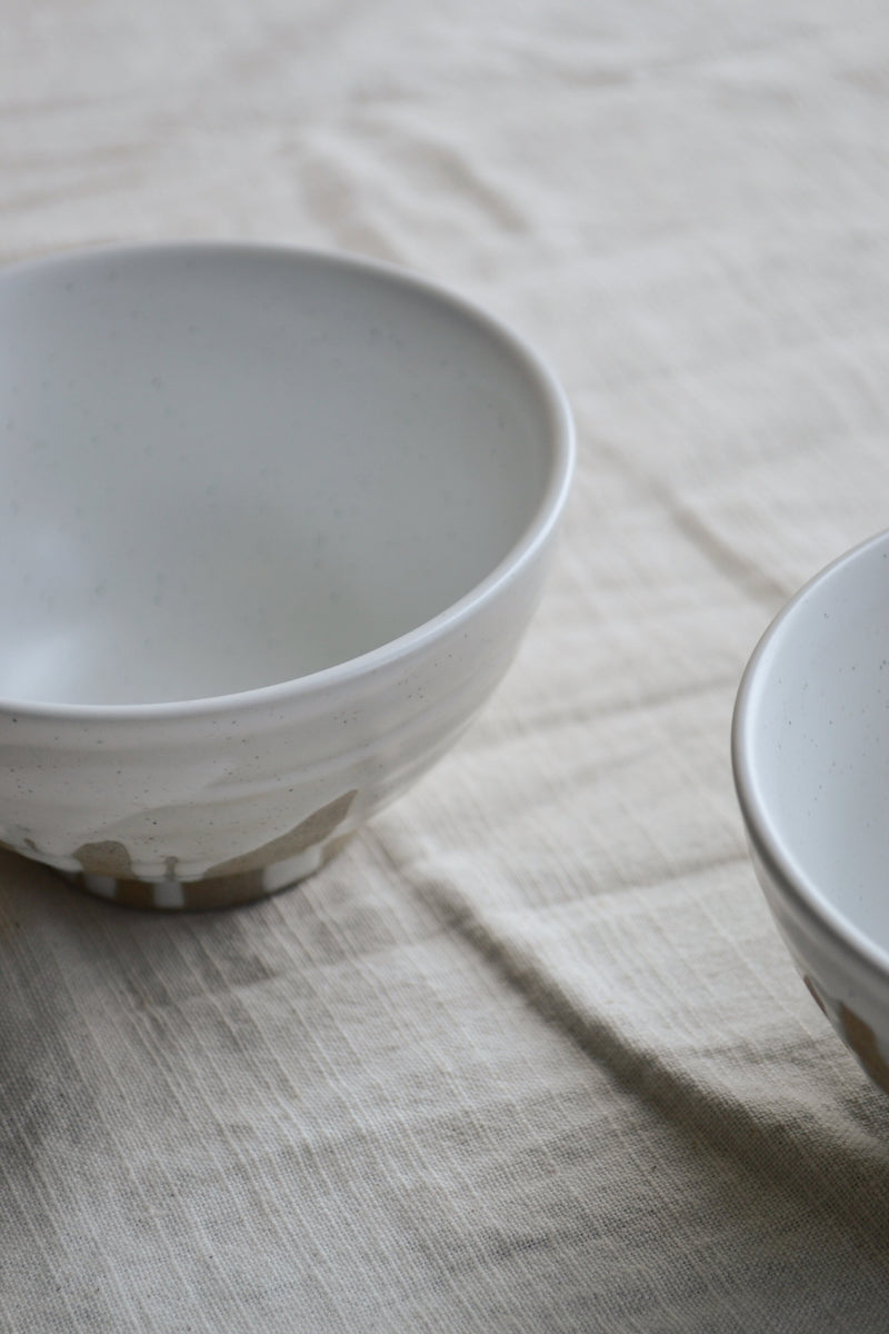 Stoneware Handpainted Drip Bowl
