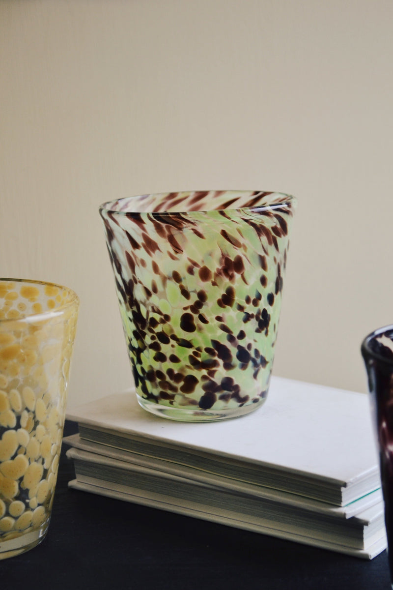 Atlas Spotted Glass - Four Colours available