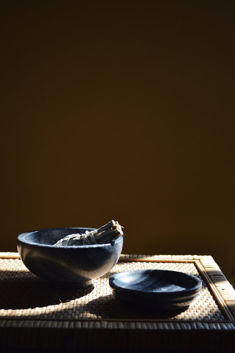 Grey Marble Bowl