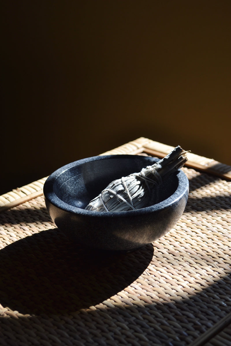 Grey Marble Bowl
