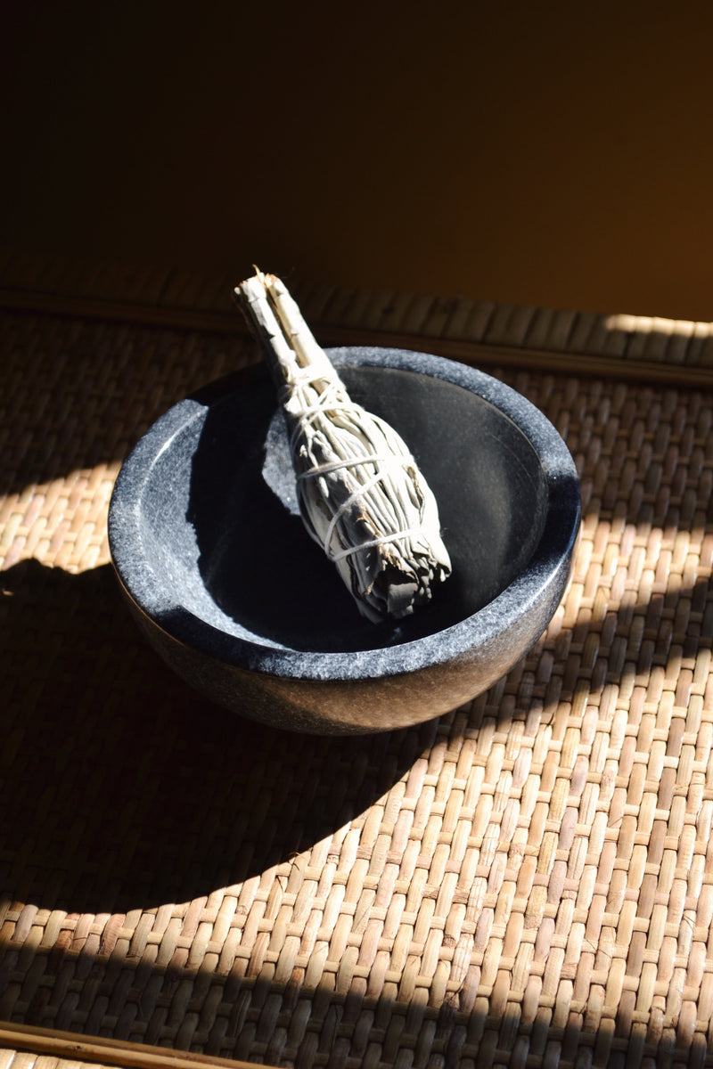 Grey Marble Bowl