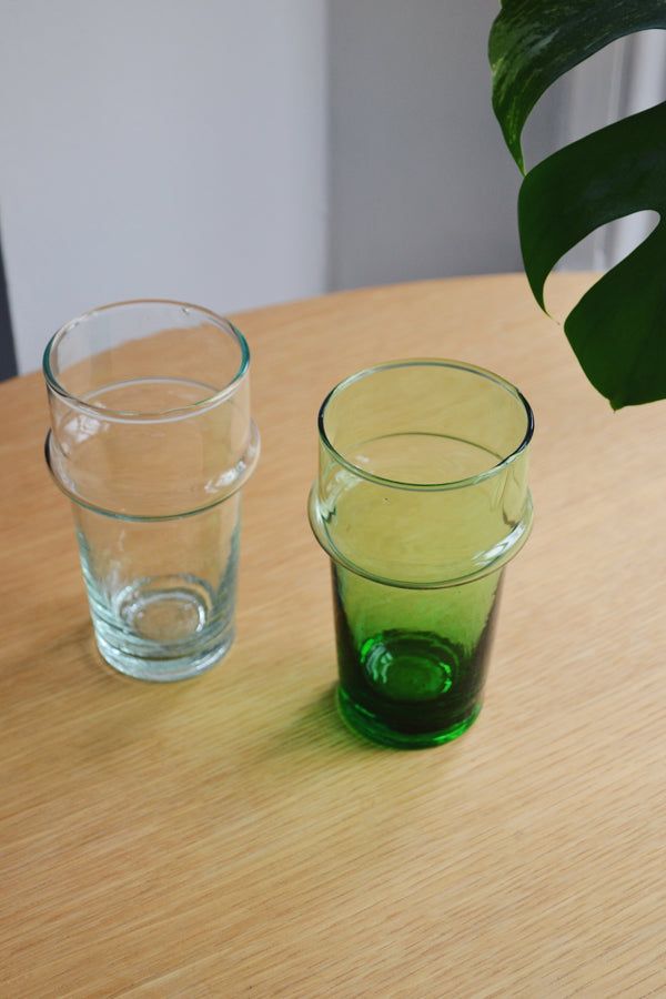 Recycled Glass Beldi Moroccan Tumbler - Large - Two Colours Available