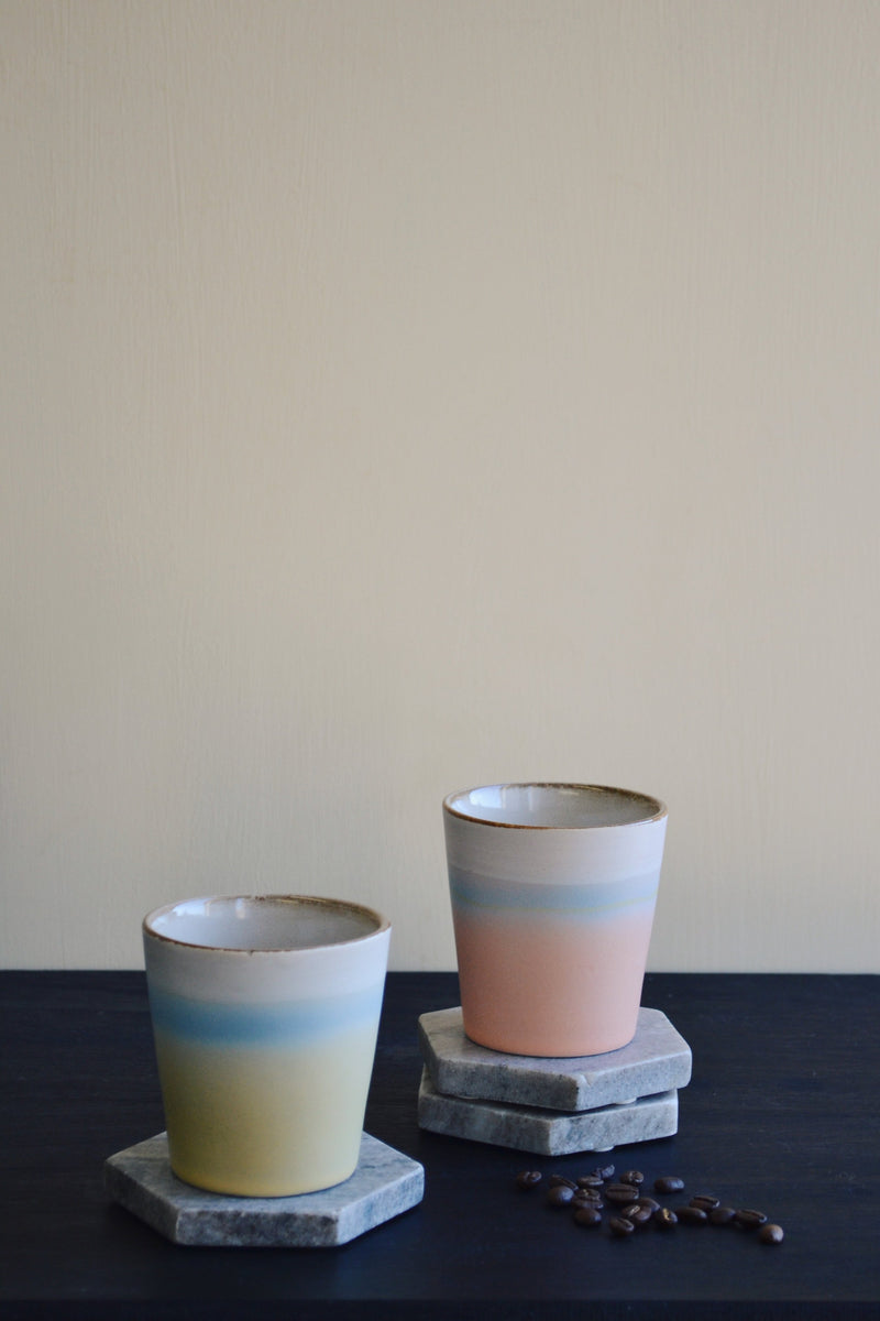 HKLIVING ® | Set of Two Pastel Horizon Mugs