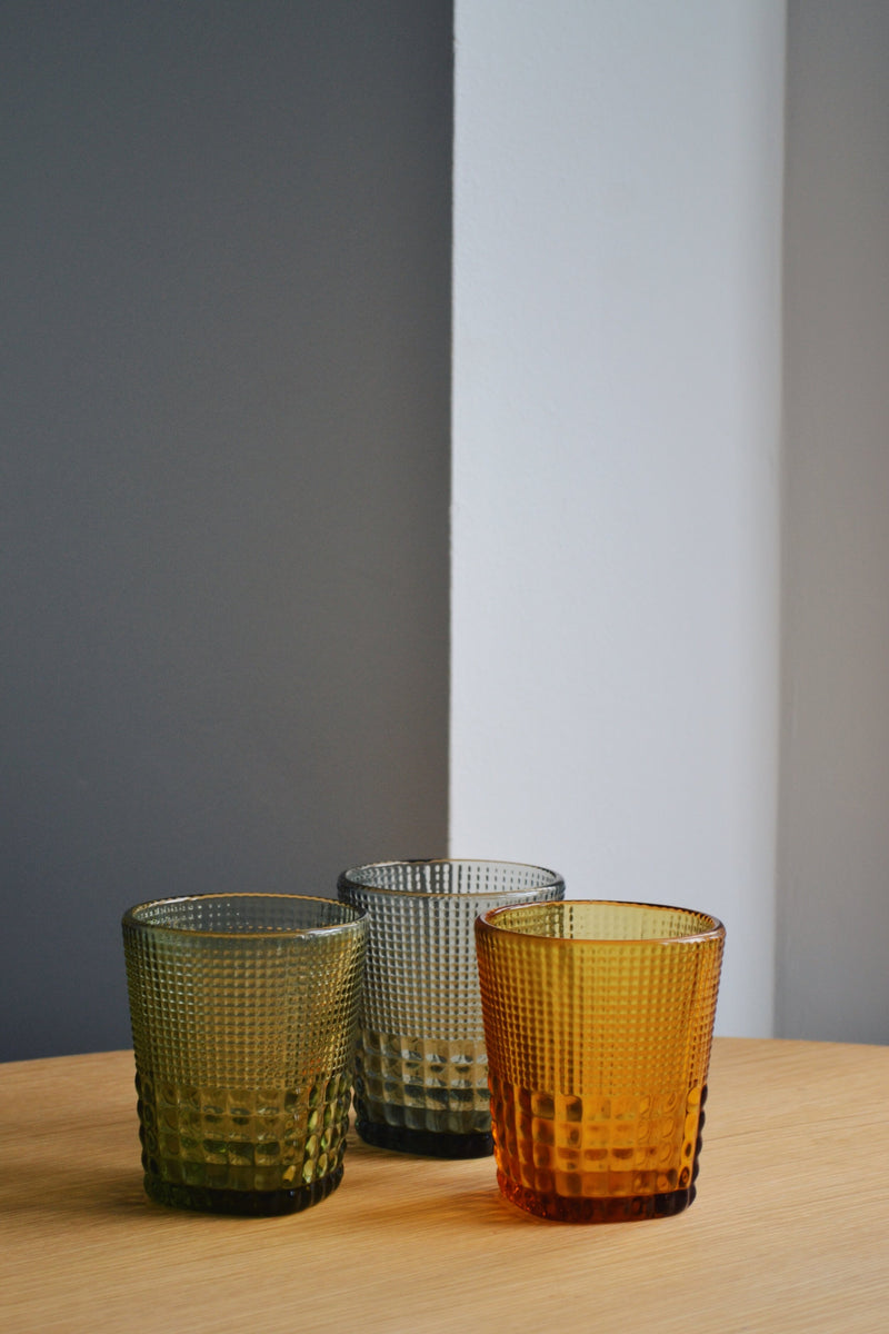 Glass Cup - Three Colours Available