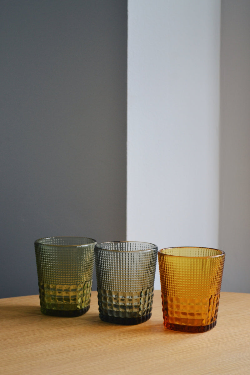 Glass Cup - Three Colours Available