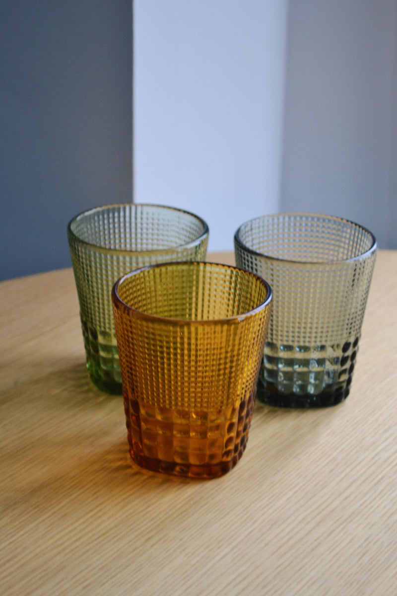 Glass Cup - Three Colours Available