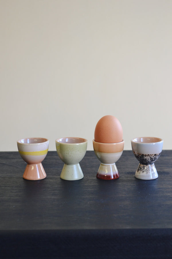 Set of Four Ceramic Egg Cups