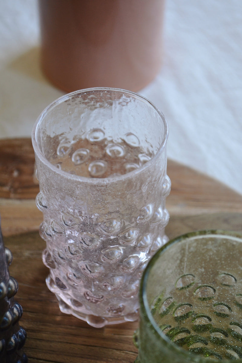 Recycled Bobble Glass - Three Colours Available