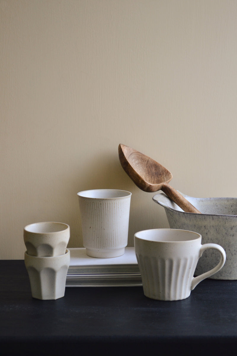 Stoneware Beige Mug