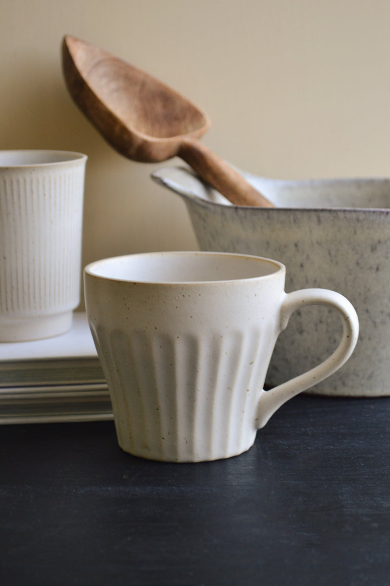 Stoneware Beige Mug