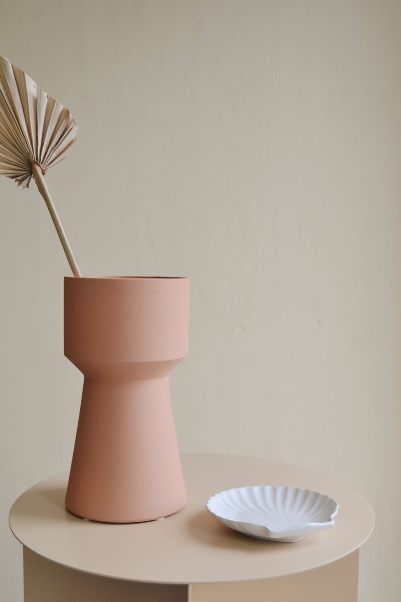 Light Terracotta Ceramic Vase