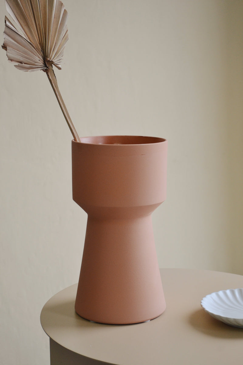 Light Terracotta Ceramic Vase