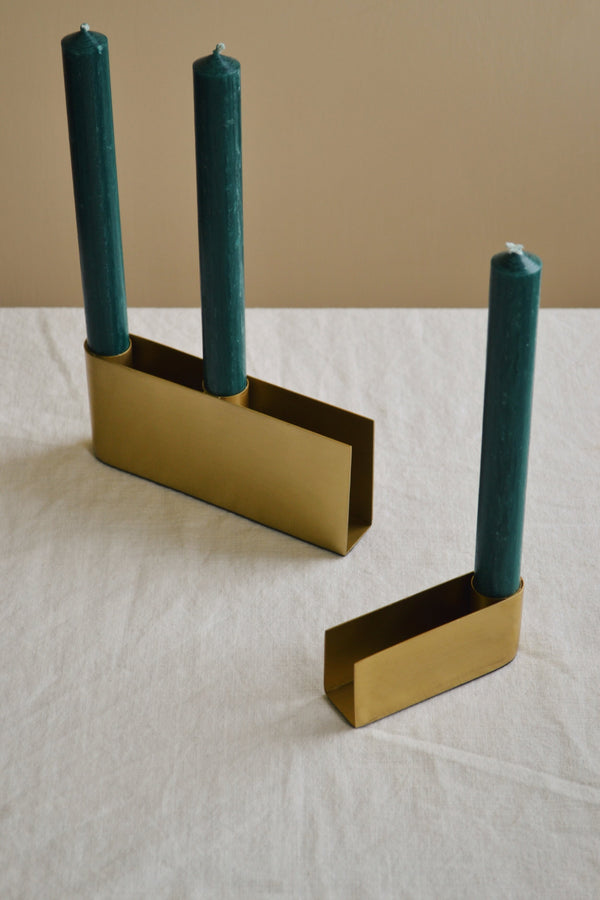 Iron Gold Candle Holder - Two Sizes Available