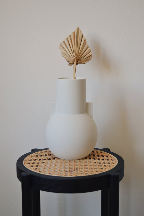 Matt White Vase- Small