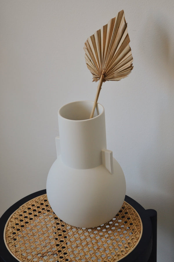 Matt White Vase- Small