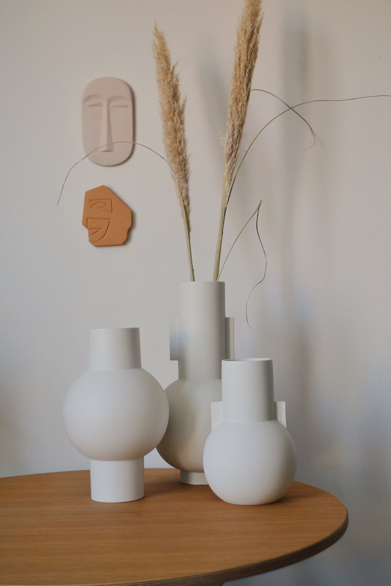 Matt White Vase- Small