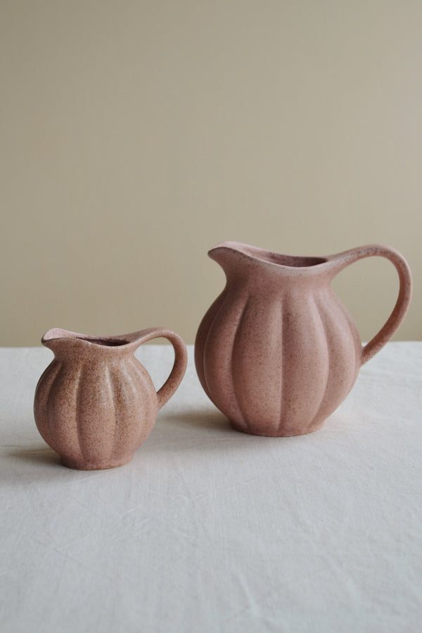 Dusty Rose Ceramic Jug - Two Sizes Available