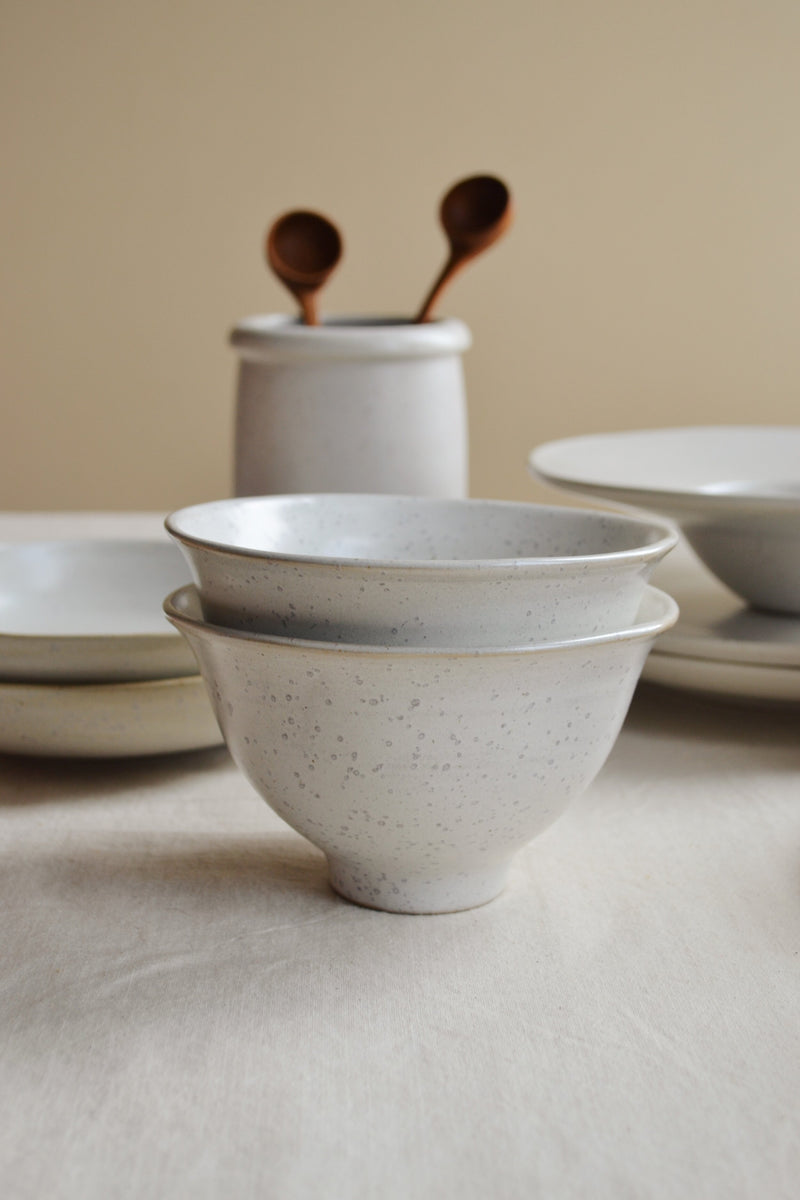 Alpine White / Grey Speckled Bowl
