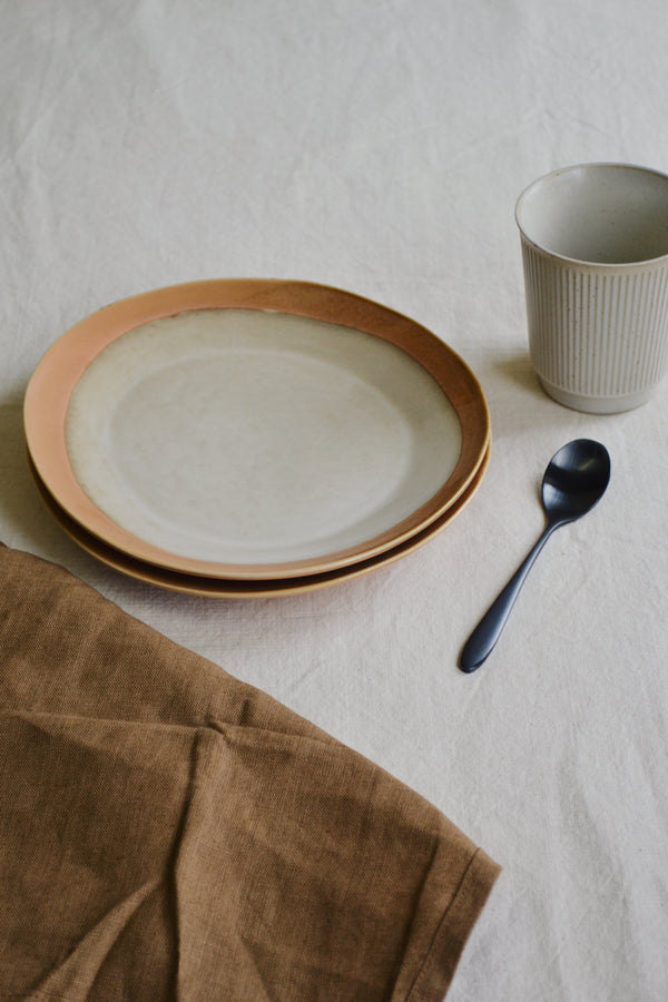 Set of Two Side Plates - Earth