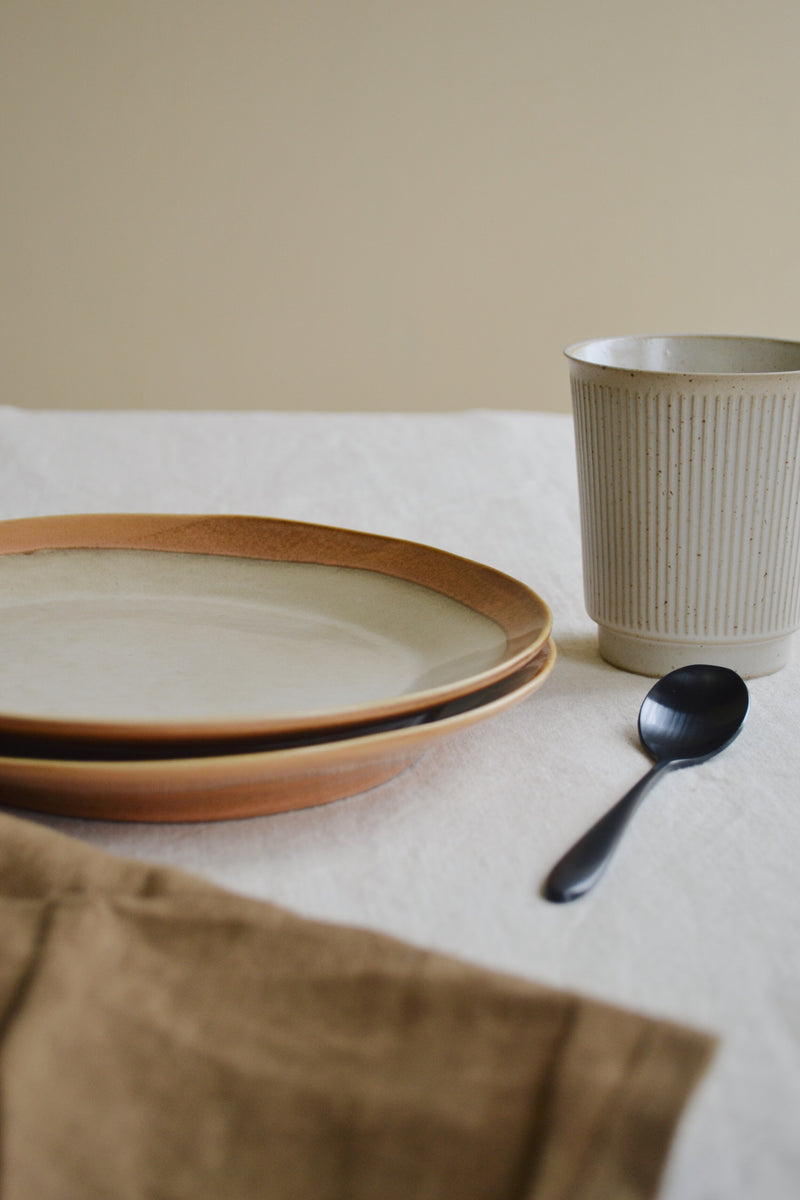 Set of Two Side Plates - Earth