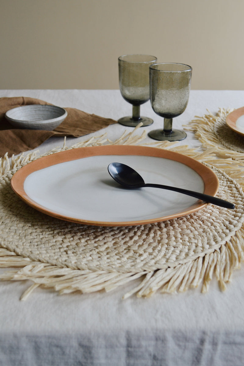 Set of Two Dinner Plates - Earth