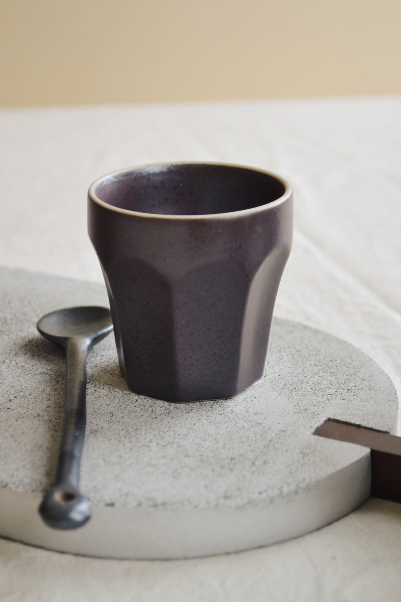 Stoneware Brown Espresso Mug