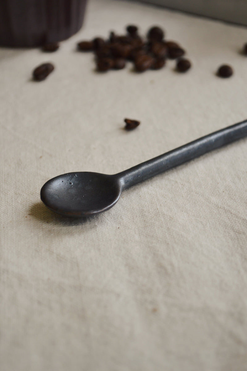 Alpine Black Speckled Spoon