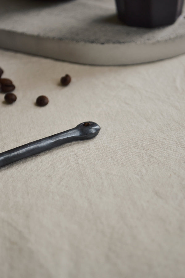 Alpine Black Speckled Spoon