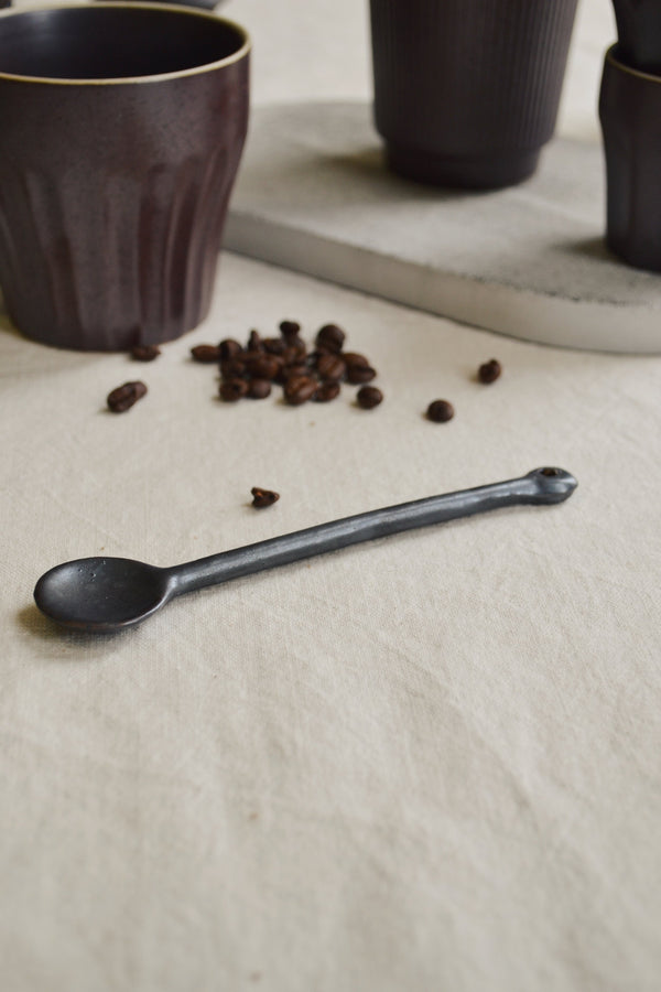 Alpine Black Speckled Spoon