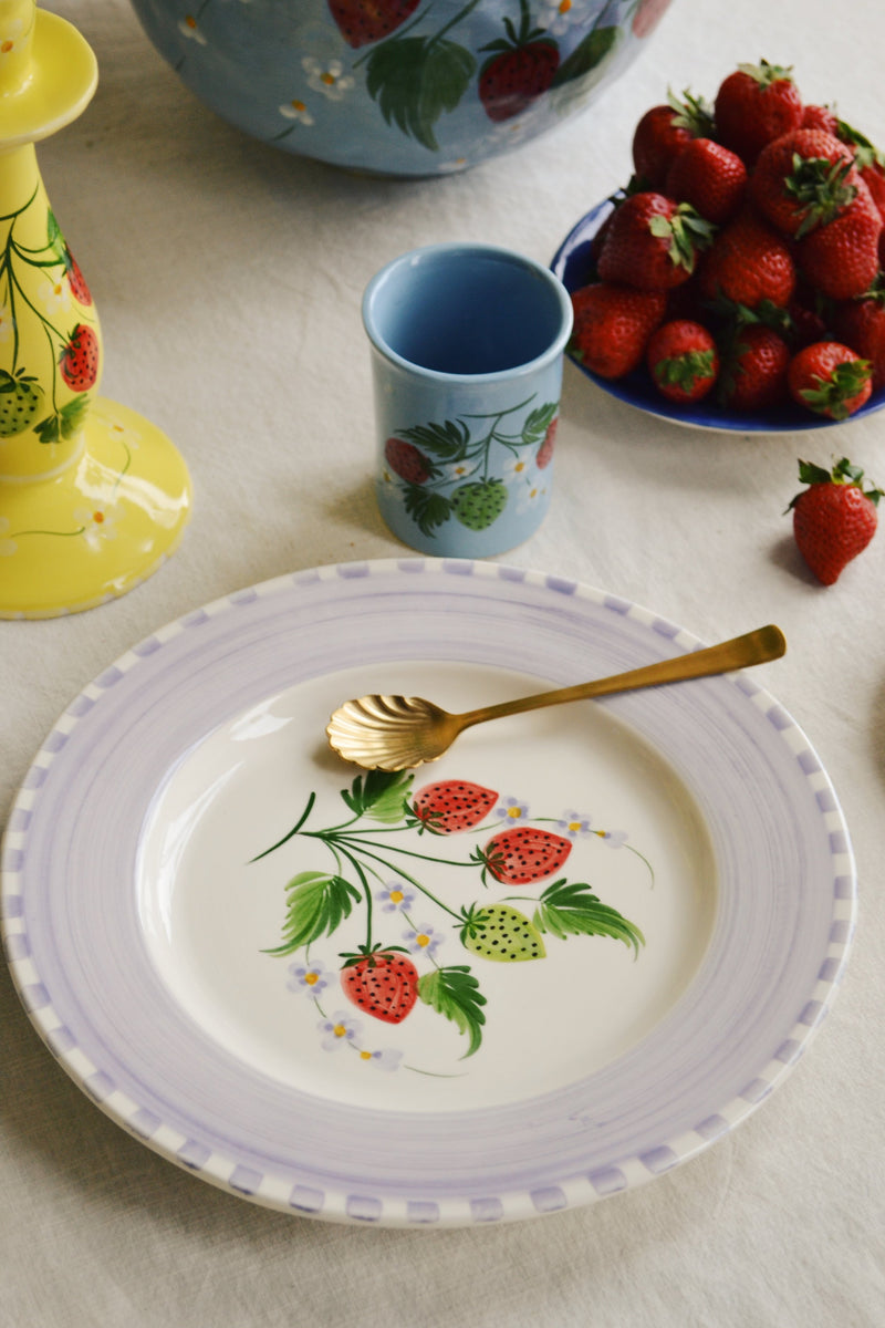 Strawberry Fields Dinner Plate