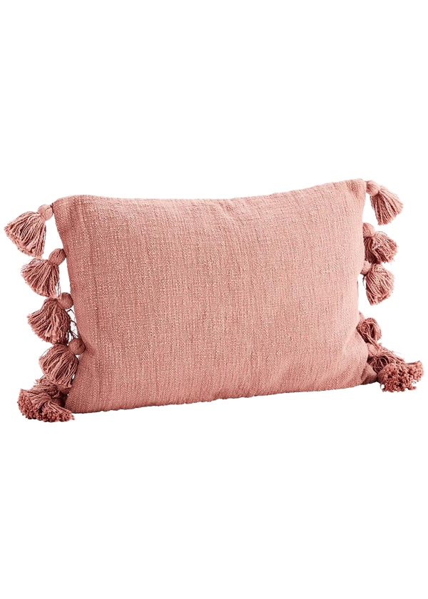 Rectangular Cushion with Tassels - Three Colours Available