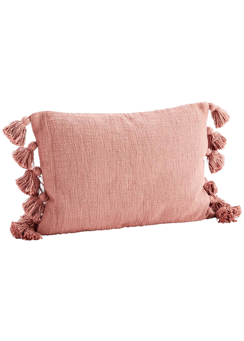 Rectangular Cushion with Tassels - Three Colours Available