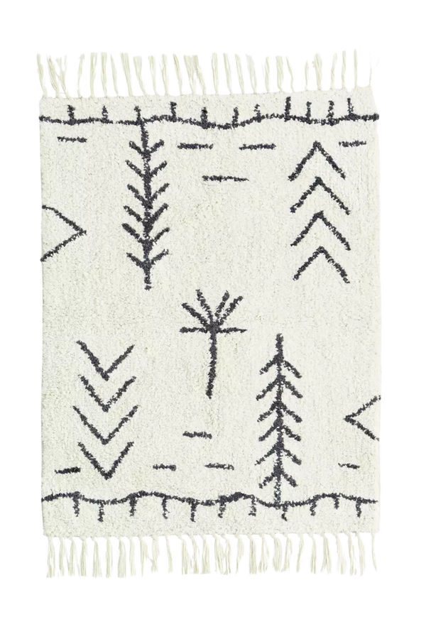 Tufted Cotton Bath Mat / Rug