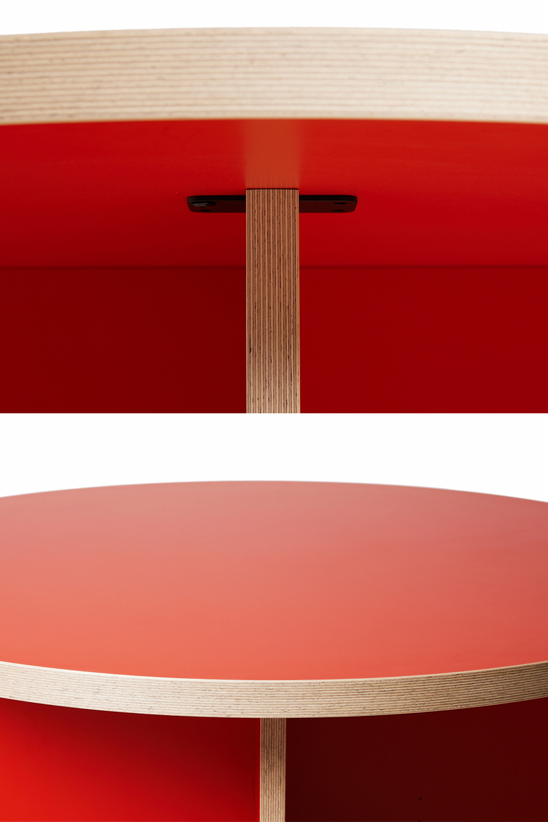 HKLIVING ® | Round Dining Table - Orange