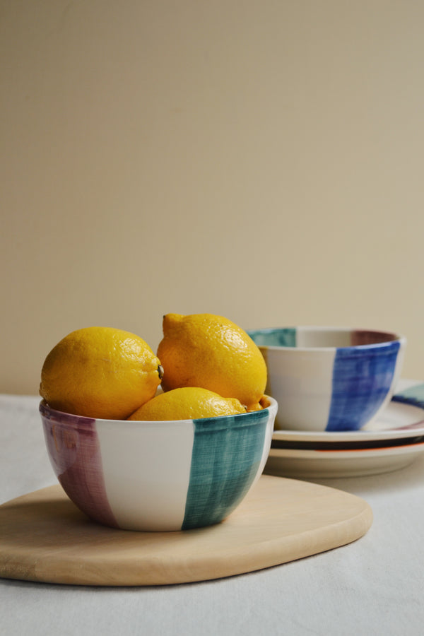 Groovy Striped Yoghurt Bowl