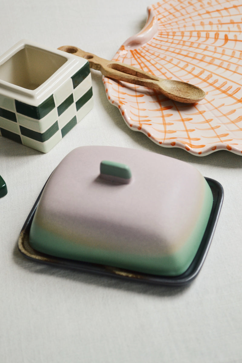 HKLIVING ® | Butter Dish - Mercury