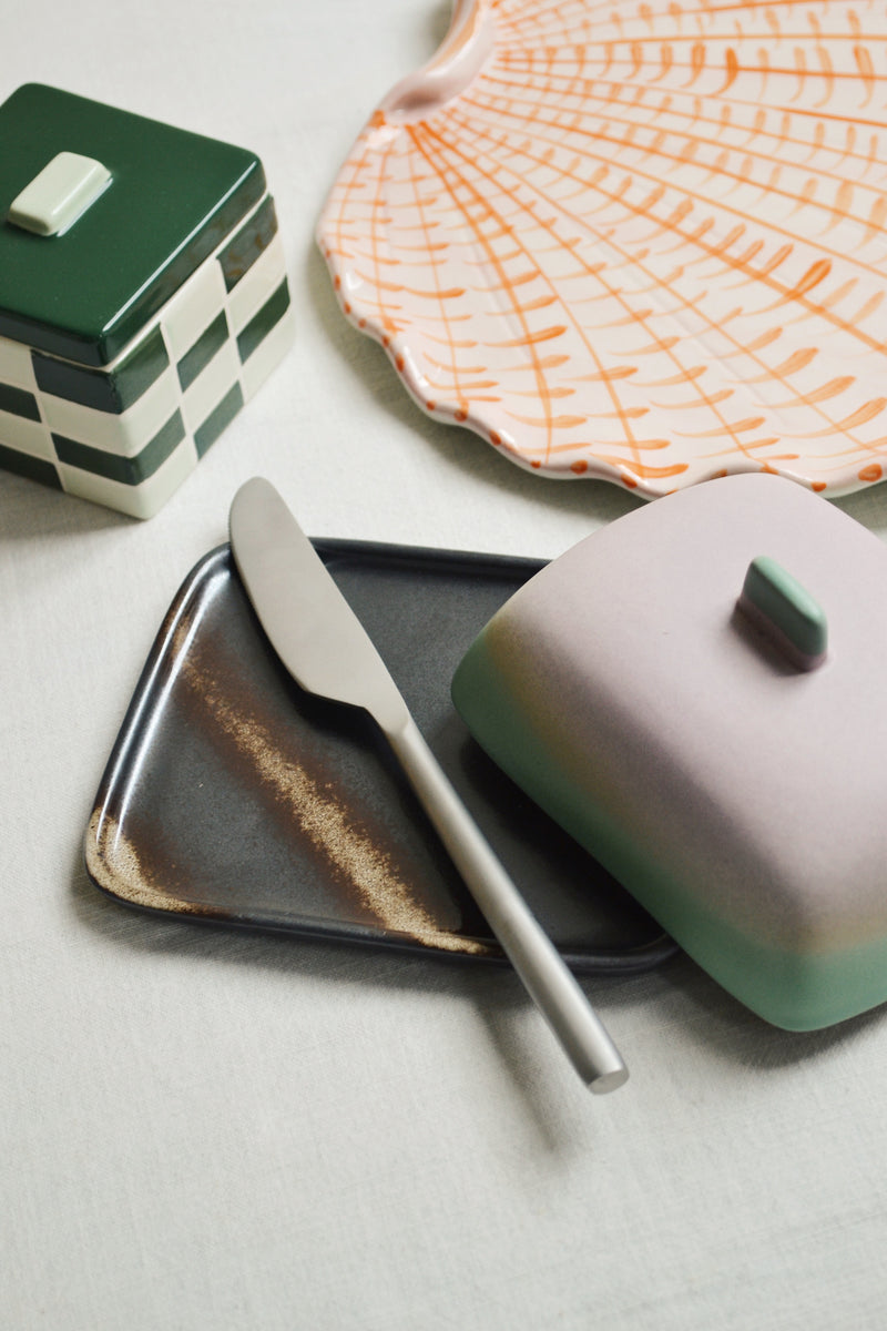 HKLIVING ® | Butter Dish - Mercury