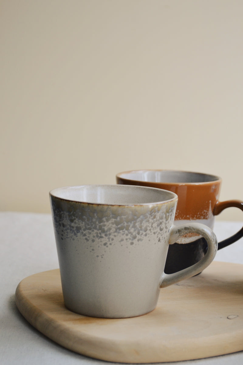 HKLIVING ® | SET OF FOUR CAPPUCCINO MUGS - METEOR