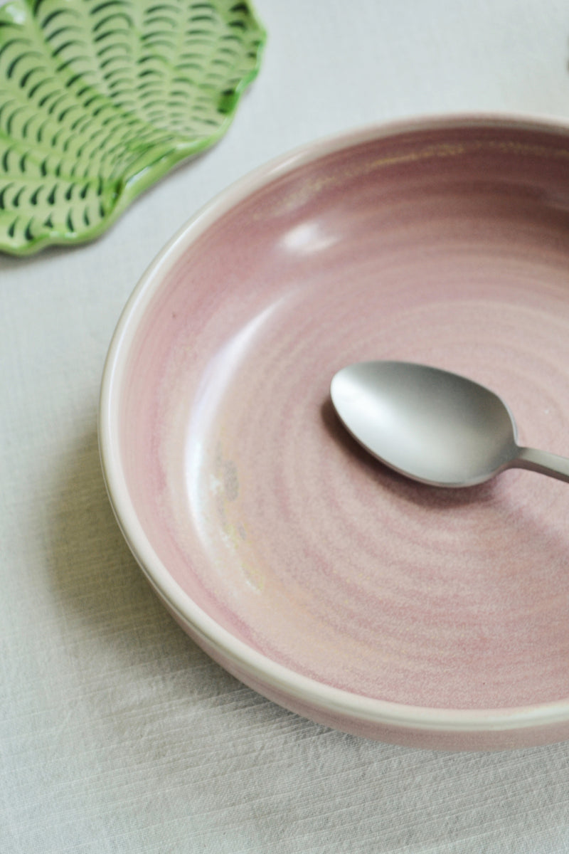 HKLIVING ® | Deep Plate - Rustic Pink