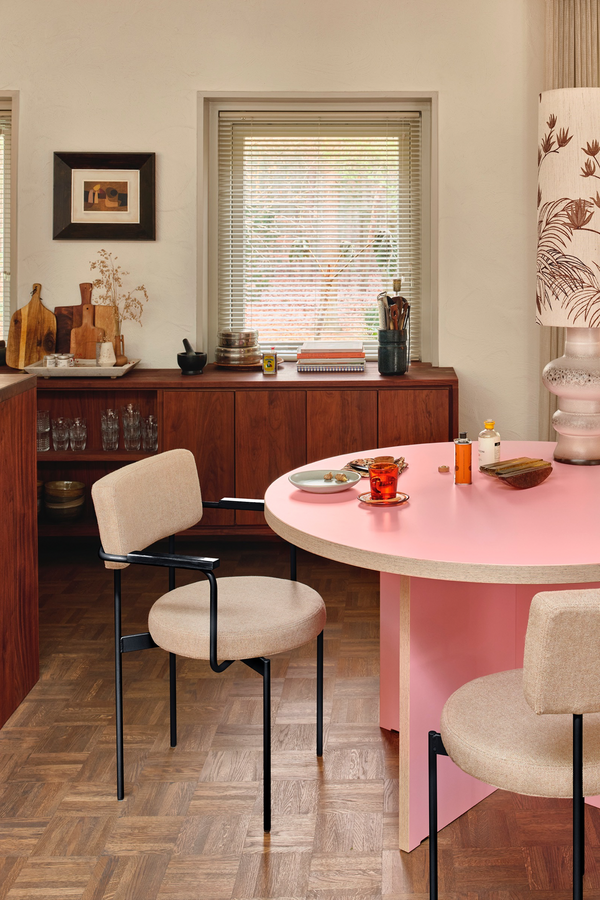 HKLIVING ® | Round Dining Table - Pink
