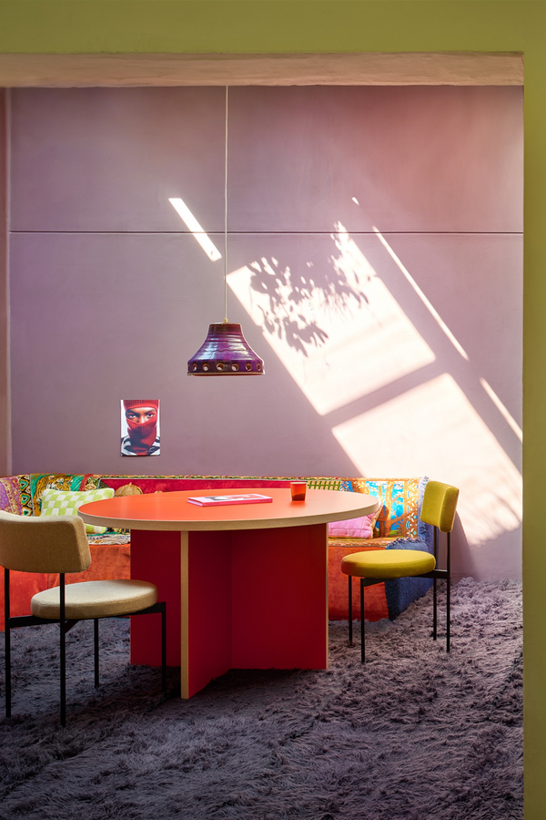 HKLIVING ® | Round Dining Table - Orange