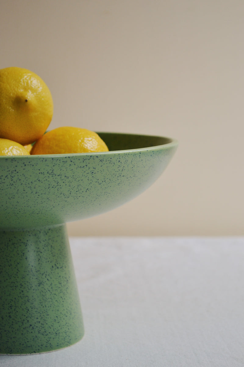 HKLIVING ® | Pistachio Ceramic Bowl on Base