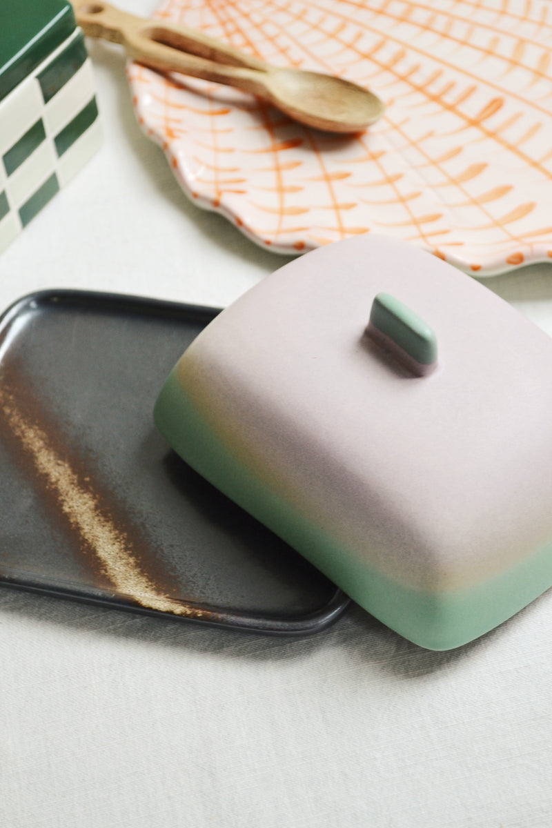 HKLIVING ® | Butter Dish - Mercury