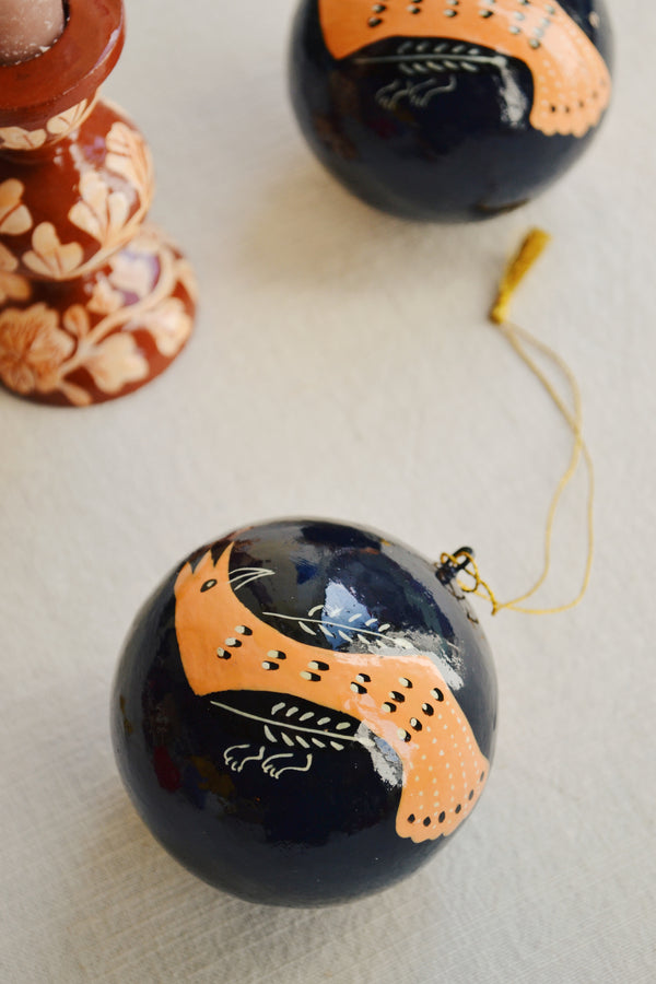 Hand-painted Songbird Ornament